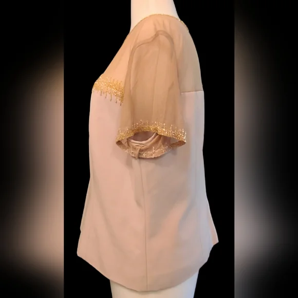 St. Anthony evening size 14 tan 3 piece suit - Picture 13 of 16